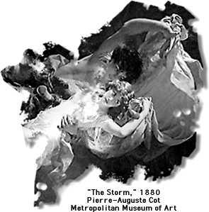 Pierre-Auguste Cot's painting of "The Storm"