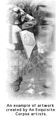 An example of artwork by An Exquisite Corpse